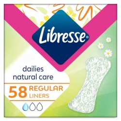   Libresse Natural Care Normal tisztasági betét Economy Pack (58 db)