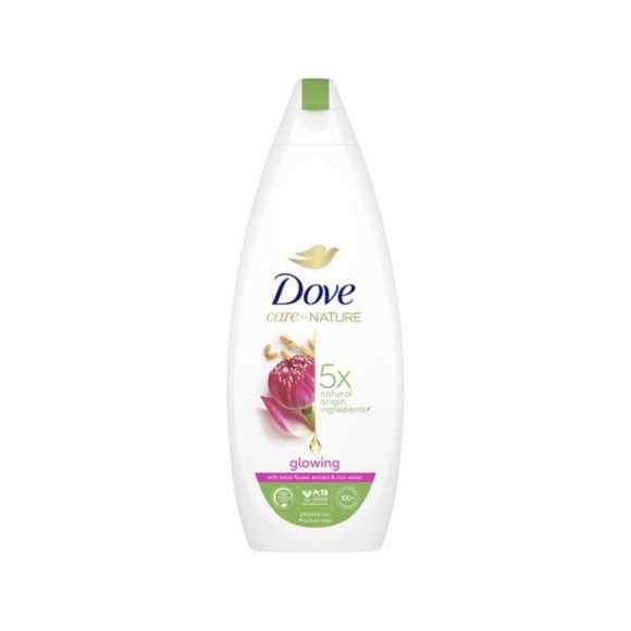 Dove Care Nature Glowing krémtusfürdő lótuszvirág kivonattal és rizsvízzel 600 ml