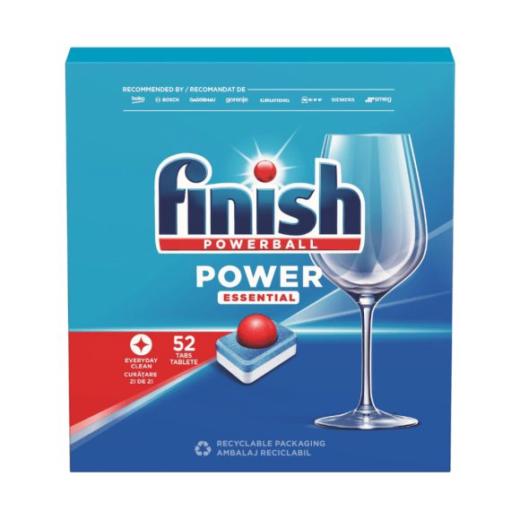 Finish Power Essential mosogatógép-tabletta, regular (52 db)