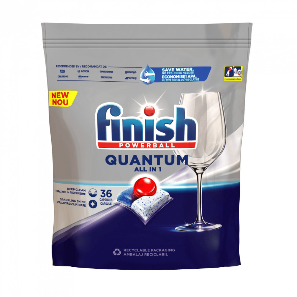 Finish Powerball Quantum All in 1 mosogatógép-kapszula, regu
