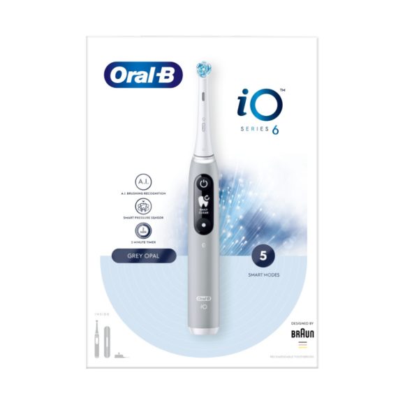 Oral-B iO Series 6 Elektromos fogkefe opálszürke