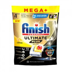   Finish Powerball Ultimate Plus All in 1 mosogatógép-kapszula, lemon (72 db)