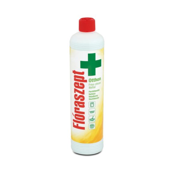 Flóraszept Otthon fertőtlenítő hatású folyékony tisztítószer, Citrom illattal (1 liter)