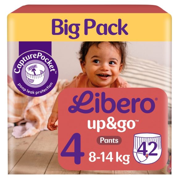 Libero Up&Go 4 bugyipelenka, 8-14 kg, 42 db