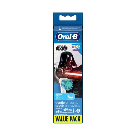 Oral-B Kids 4 db Fogkefefej Elektromos Fogkeféhez Star Wars (4 db)
