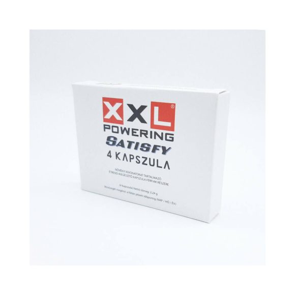XXL powering Satisfy erős, étrend-kiegészítő férfiaknak (4 db)