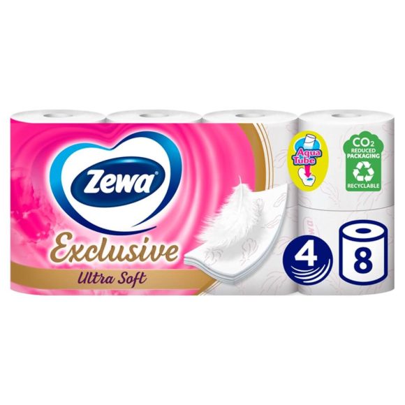 Zewa Exclusive Ultra Soft toalettpapír 4 rétegű (8 tekercs)