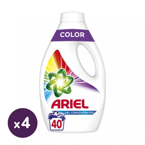 Ariel Color folyékony mosógél 4x2,2 liter (160 mosás)