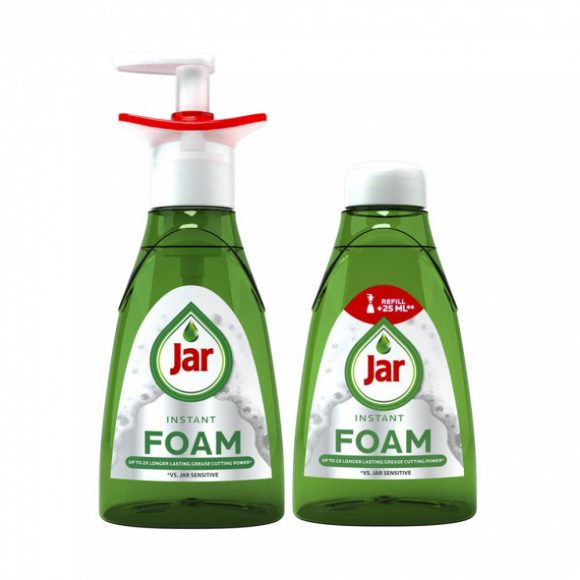 Jar azonnal habzó mosogatószer pack (pumpás 350 ml + utántöltő 375 ml)
