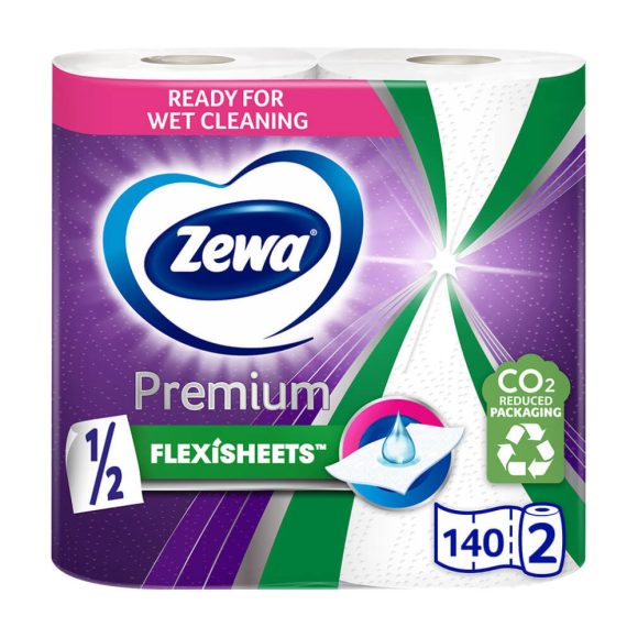 Zewa Premium Extra Long 2 rétegű papírtörlő, 2 tekercs (70 lap)