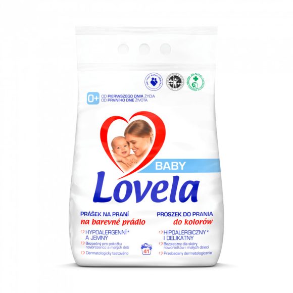 Lovela Baby hipoallergén mosópor színes ruhákhoz 4,1 kg (41 mosás)