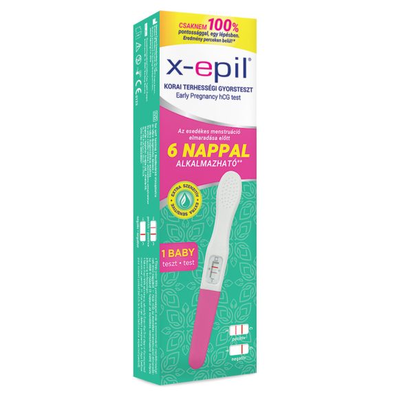 X-Epil Korai Terhességi gyorsteszt egy lépésben (1 db)