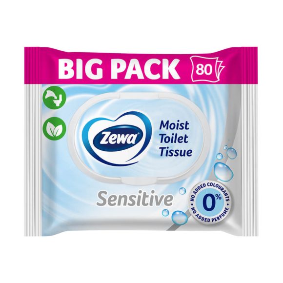Zewa Sensitive Bigpack nedves toalettpapír (80 db)