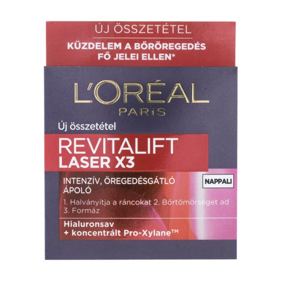 L'Oréal Paris Revitalift Laser hármas hatású nappali ránctalanító krém (50 ml)