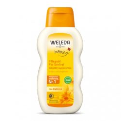   Weleda Bio körömvirágos illatanyagmentes natúr babaápoló olaj (200 ml)