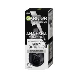   Garnier Pure Active bőrhibák elleni szérum AHA + BHA + aktív szén (30 ml)
