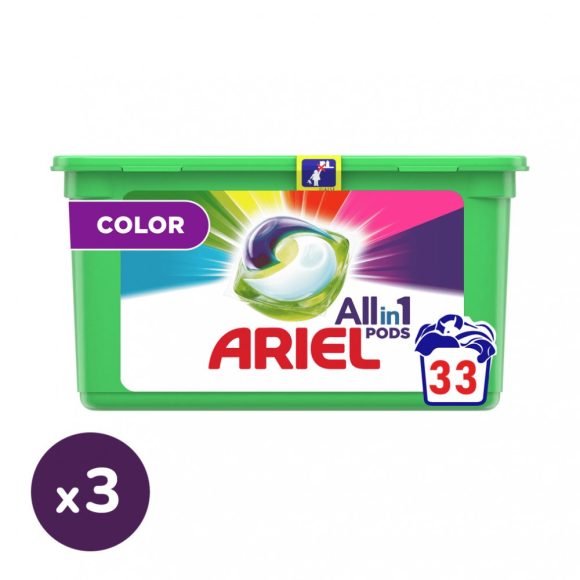 Ariel All in 1 Color mosókapszula (3x33 db)